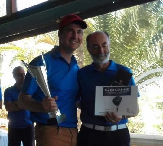 II Liga Atefuer Fuerteventura - Elba Fuerteventura Golf - acoge el Torneo Grohe, que gana Enrique Rocío con 68 golpes.