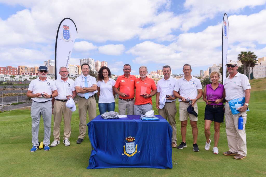 Carlos Vega y Antonio Esteban CAMPEONES del Campeonato de Canarias Dobles Indistinta de Pitch & Putt 2019, en el 4º hoyo de desempate.