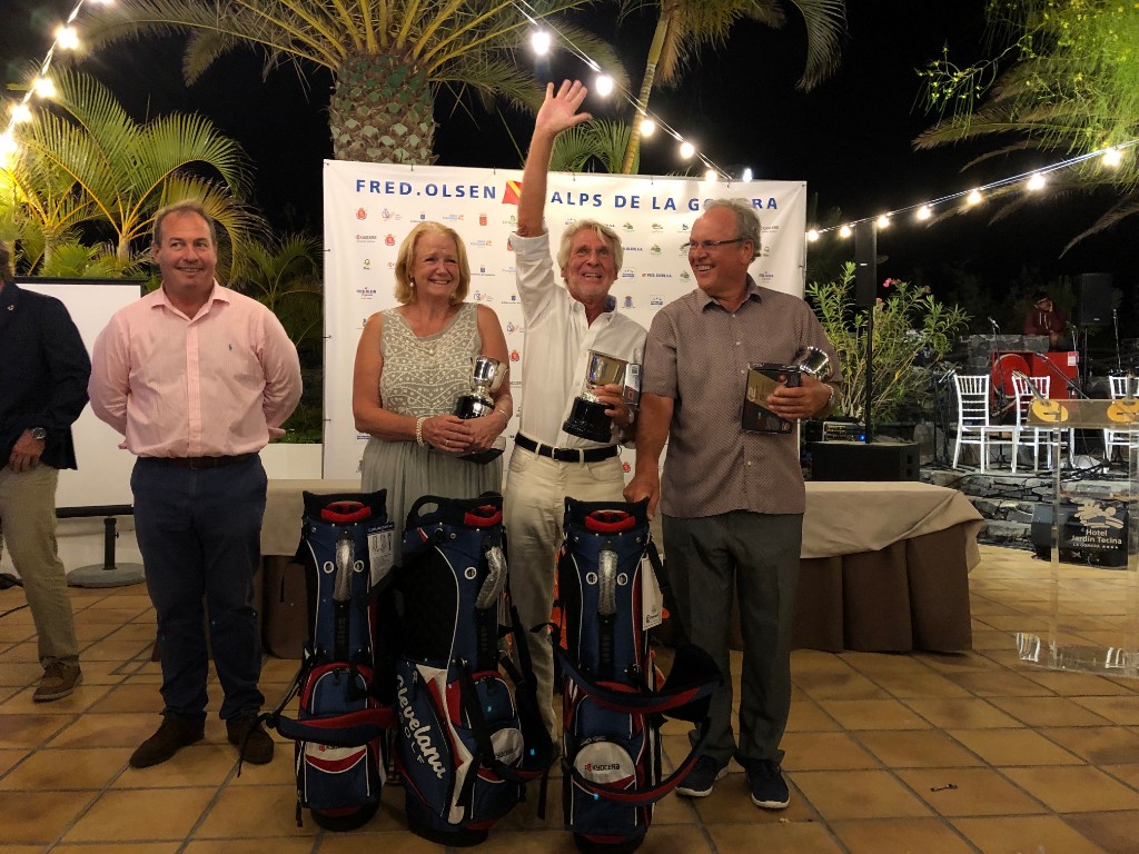 Velada inolvidable en Hotel Jardín Tecina para culminar el Pro-am del Fred. Olsen Alps de la Gomera