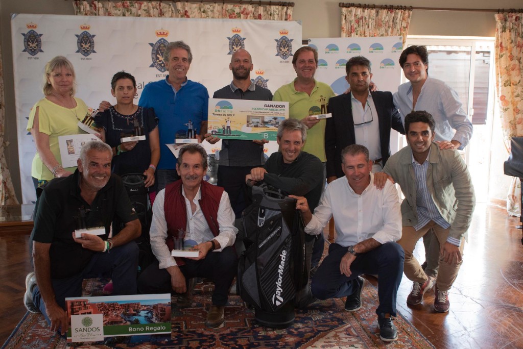 Alejandro Ramírez, ganador absoluto del Torneo DN Facility, y Emilio León y José A. Santana líderes del Circuito Verano Bandama