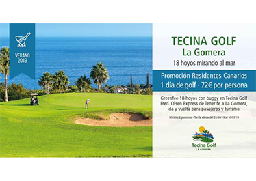 Tecina Golf - La Gomera - Promoción Residentes Canarios