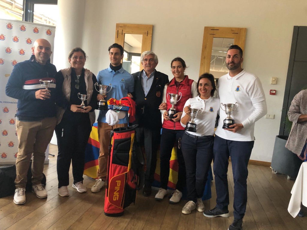 Éxito de los jugadores canarios en el Circuito Nacional de Golf de 5ª Categoría.