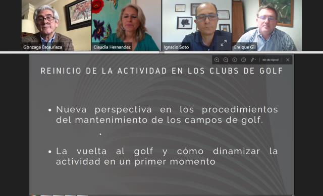 El sector del golf hace piña ante la previsible apertura de los campos en España