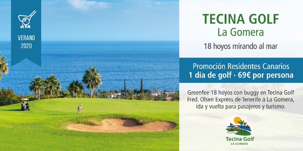 Promoción para residentes canarios verano 2020 - TECINA GOLF LA GOMERA