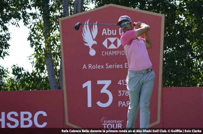 Cuarta plaza para Rafa Cabrera Bello en el Abu Dhabi HSBC Championship