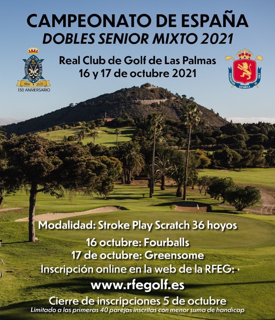 CAMPEONATO NACIONAL DE ESPAÑA DOBLES SENIOR MIXTO - REAL CLUB DE GOLF DE LAS PALMAS