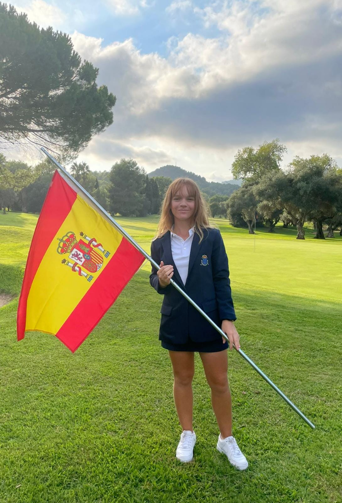 La jugadora canaria Keira González McCarthy, seleccionada por la Real Federación Española de Golf 