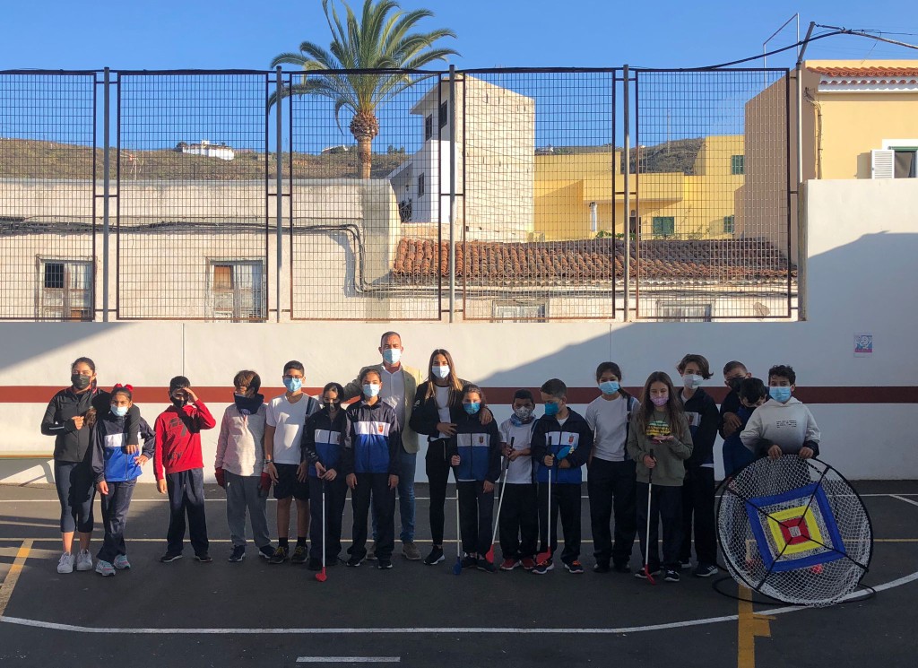 La Federación Canaria de Golf ha puesto en marcha nuevamente el programa de Golf en los Colegios en el Municipio de Arona