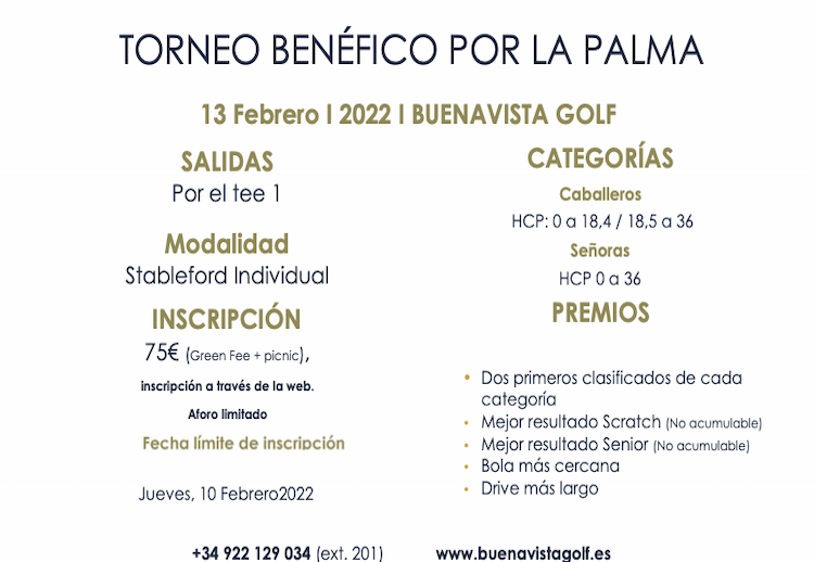 Torneo Benéfico por La Palma
