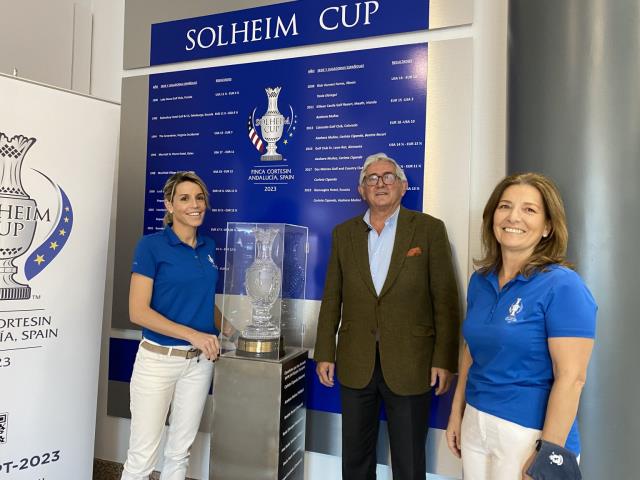 El trofeo de la Solheim Cup inicia su viaje
