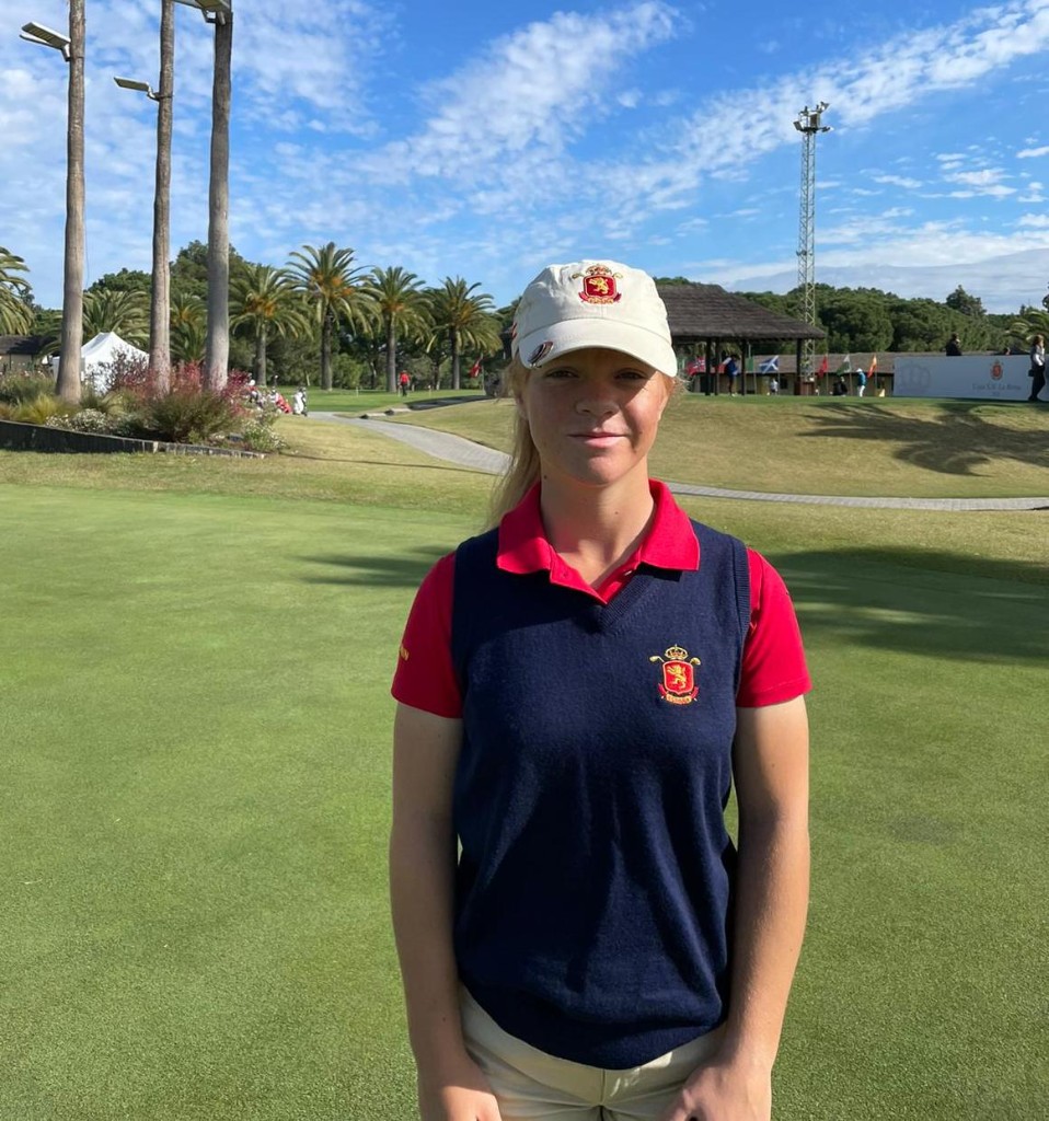 Keira González juega la fase eliminatoria de la 104ª edición del Campeonato Internacional de España Femenino, Copa S. M. La Reina 2022
