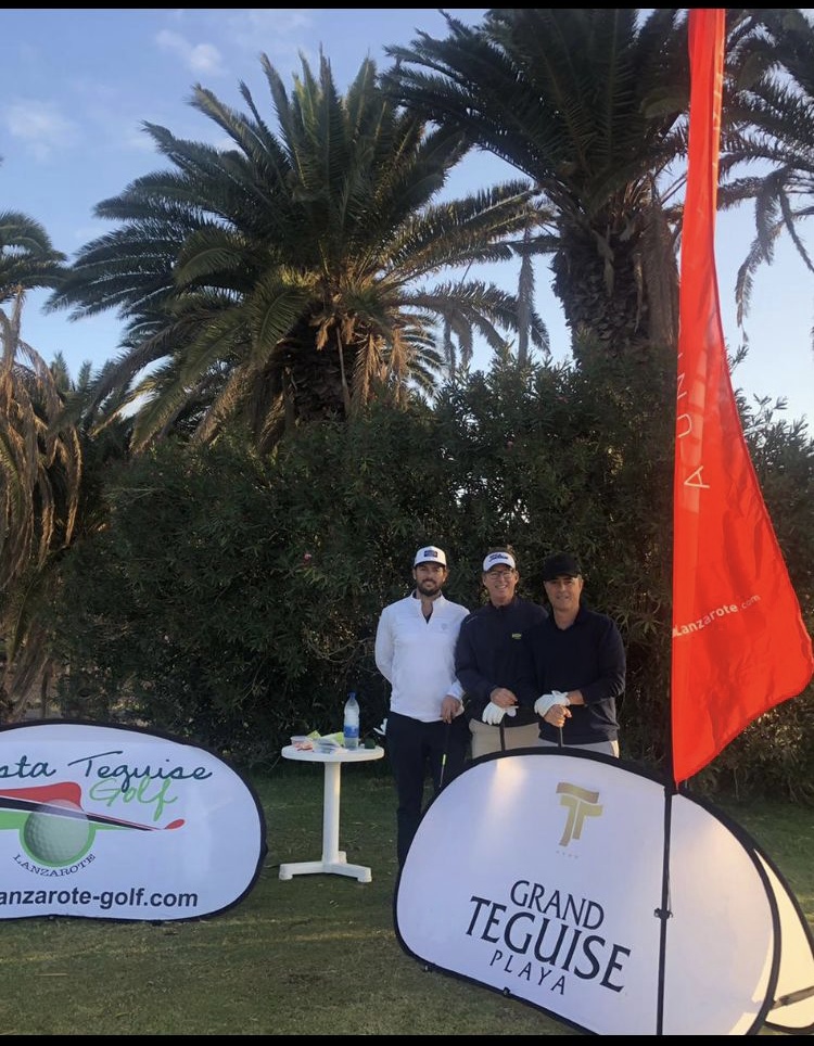 El jugador local Samuel Santana lidera el primer torneo Costa Teguise PGA Canarias con una vuelta de 72 golpes