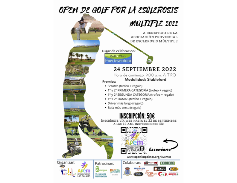 HORARIO DE SALIDAS - OPEN DE GOLF POR LA ESCLEROSIS MULTIPLE 2022