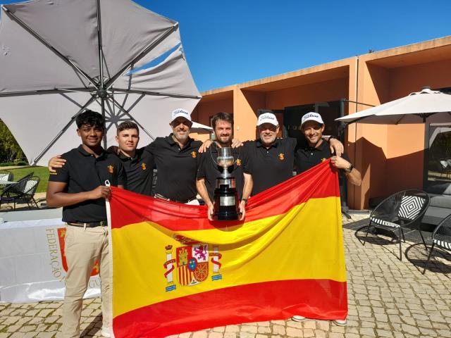 España incrementa su dominio en el Match de Pitch & Putt contra Portugal