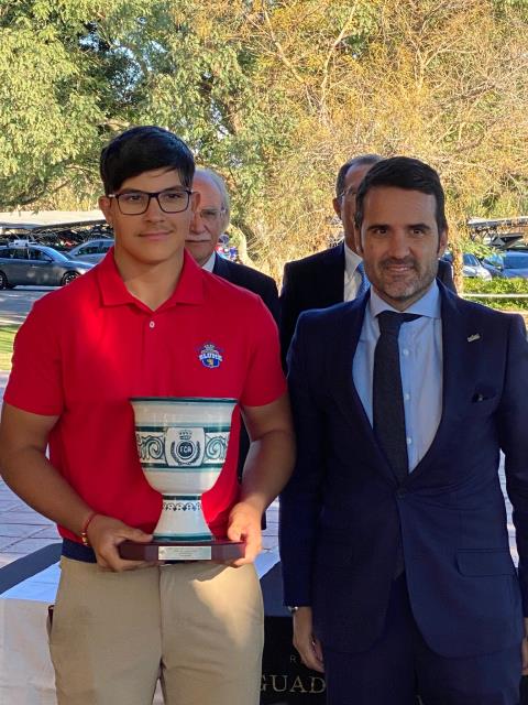 El jugador canario José Antonio Sintes Navarro  CAMPEÓN  de la Copa de Andalucía Masculina 2023.