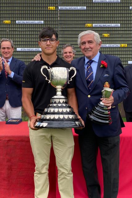 José Antonio Sintes, flamante ganador de la Copa Nacional Puerta de Hierro