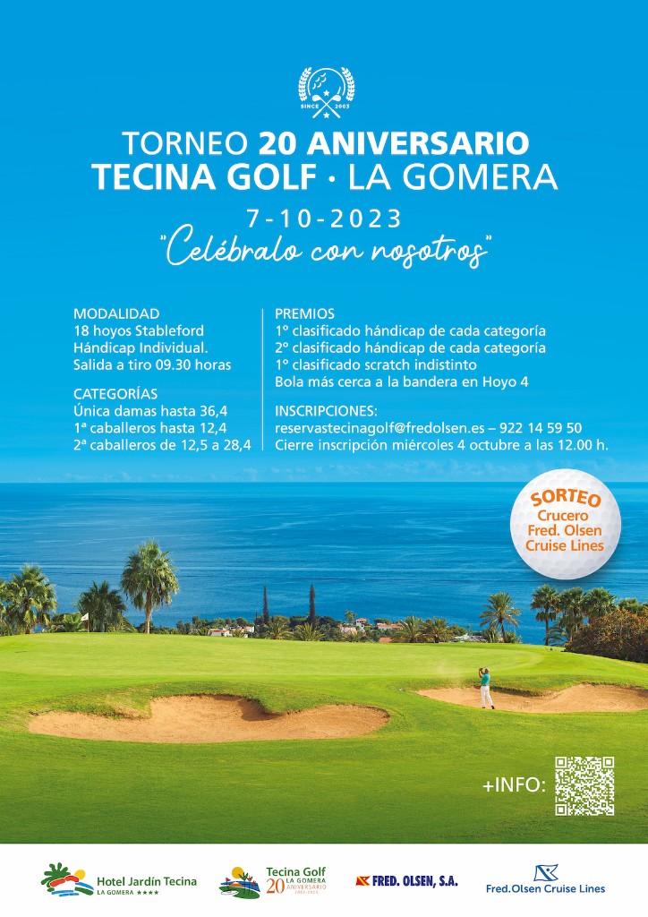 TORNEO 20 ANIVERSARIO TECINA GOLF