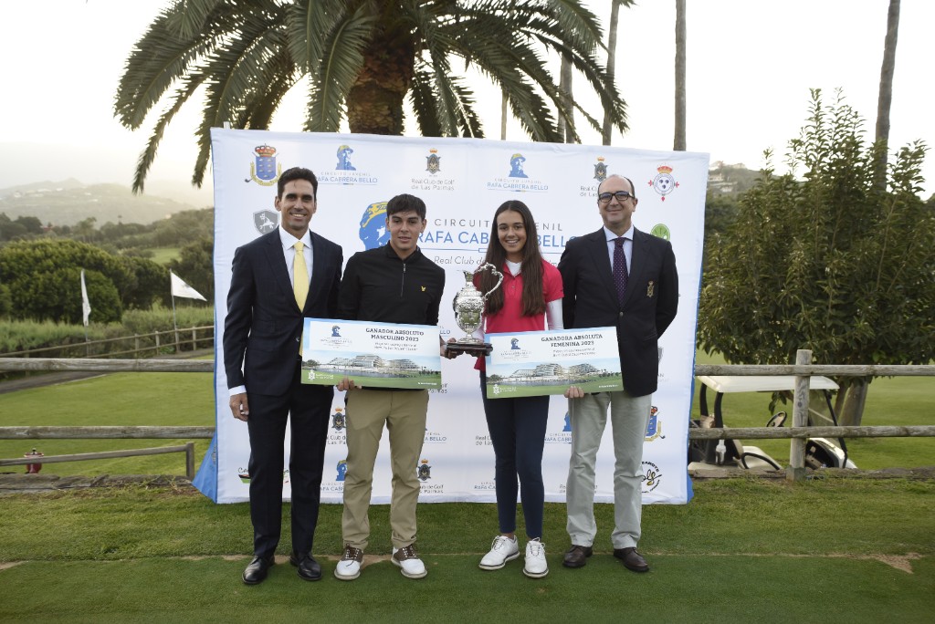 David Vega y Sofía Henningsen ganadores del V Circuito Juvenil Rafa Cabrera Bello