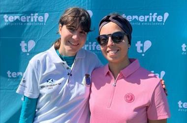 Silvia Aza y María Velázquez, colíderes del Campeonato de España Femenino de Pitch & Putt 2024