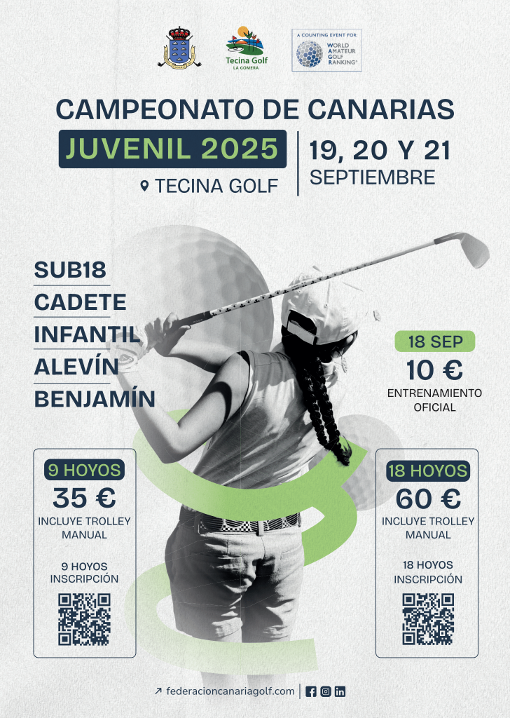 CAMPEONATO DE CANARIAS JUVENIL 2025 - TECINA GOLF